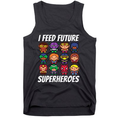 I Feed Future Superheroes School Lunch Lady Squad Tank Top