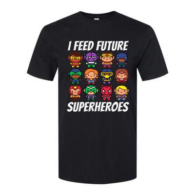 I Feed Future Superheroes School Lunch Lady Squad Softstyle CVC T-Shirt