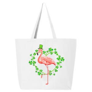 Irish Flamingo Green Saint Patrick Day Lucky St Pattys 25L Jumbo Tote