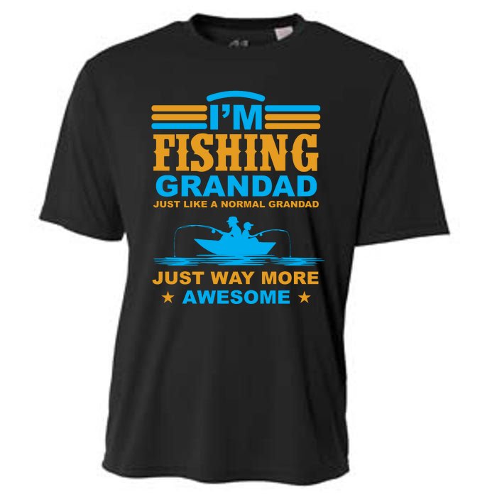 I'm Fishing Grandad T Cooling Performance Crew T-Shirt