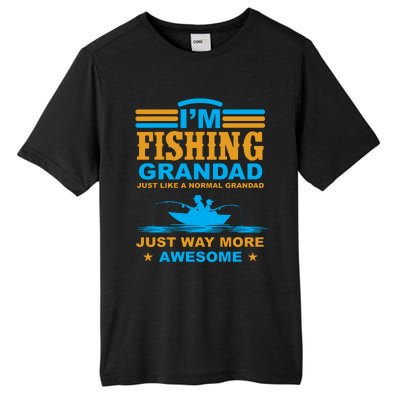 I'm Fishing Grandad T Tall Fusion ChromaSoft Performance T-Shirt