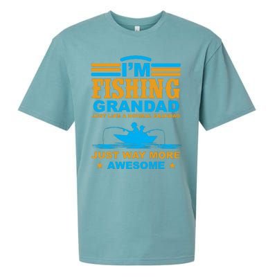 I'm Fishing Grandad T Sueded Cloud Jersey T-Shirt