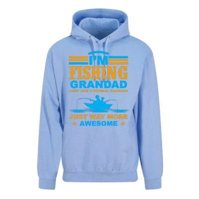 I'm Fishing Grandad T Unisex Surf Hoodie