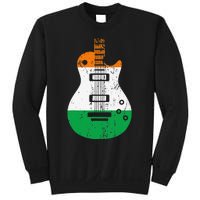 Ireland Flag Guitar Vintage Musician Sweatshirt