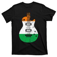 Ireland Flag Guitar Vintage Musician T-Shirt