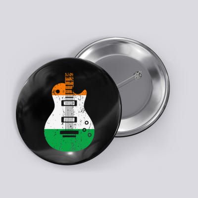 Ireland Flag Guitar Vintage Musician Button