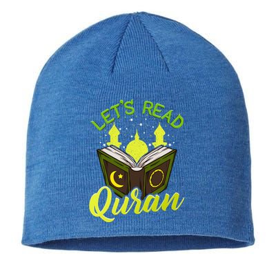 Islamic Funny Gift For Muslims Ramadan Eid Lets Read Quran Great Gift Sustainable Beanie