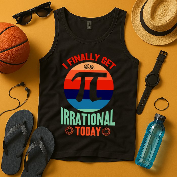 I Finally Get To Be Irrational Today Pie Day 3.14 Tank Top