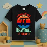 I Finally Get To Be Irrational Today Pie Day 3.14 Toddler T-Shirt
