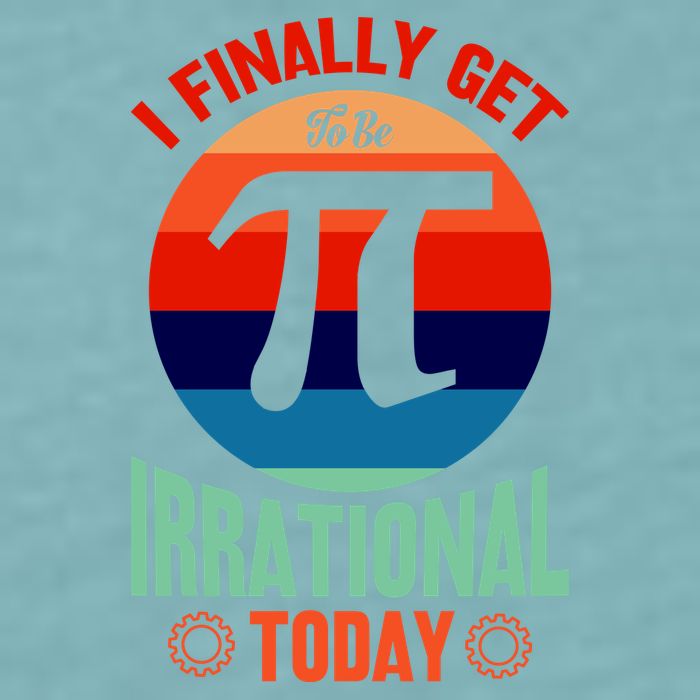 I Finally Get To Be Irrational Today Pie Day 3.14 Sueded Cloud Jersey T-Shirt