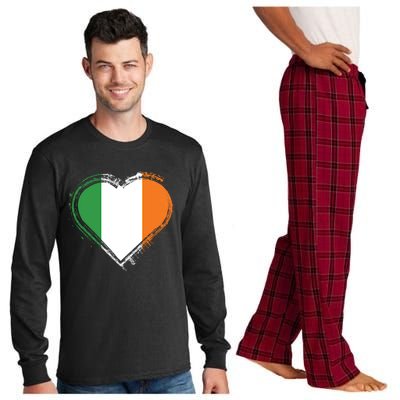 Ireland Flag Gift Irish Flag Gift Long Sleeve Pajama Set