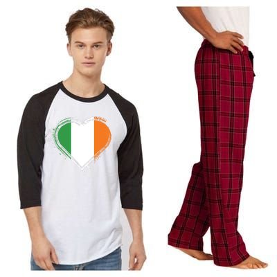 Ireland Flag Gift Irish Flag Gift Raglan Sleeve Pajama Set