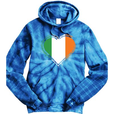 Ireland Flag Gift Irish Flag Gift Tie Dye Hoodie