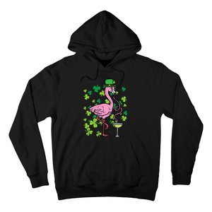 Irish Flamingo Green Saint Patrick Day Lucky St Pattys Hoodie