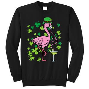 Irish Flamingo Green Saint Patrick Day Lucky St Pattys Sweatshirt