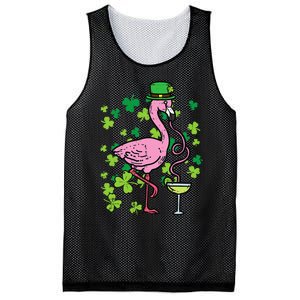 Irish Flamingo Green Saint Patrick Day Lucky St Pattys Mesh Reversible Basketball Jersey Tank