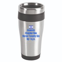 Israel Flag G.E.N.E.S.I.S Chapter One Verse Twenty Six 16oz Travel Tumbler