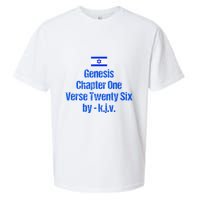 Israel Flag G.E.N.E.S.I.S Chapter One Verse Twenty Six Sueded Cloud Jersey T-Shirt
