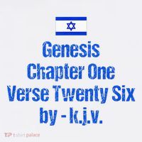 Israel Flag G.E.N.E.S.I.S Chapter One Verse Twenty Six Wool Snapback Cap
