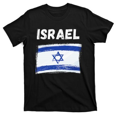 Israel Flag Holiday Vintage Grunge Israeli Flag T-Shirt