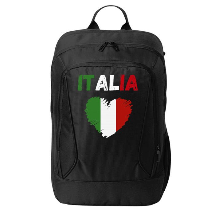 Italy Flag Holiday Italy Heart Italian Flag City Backpack