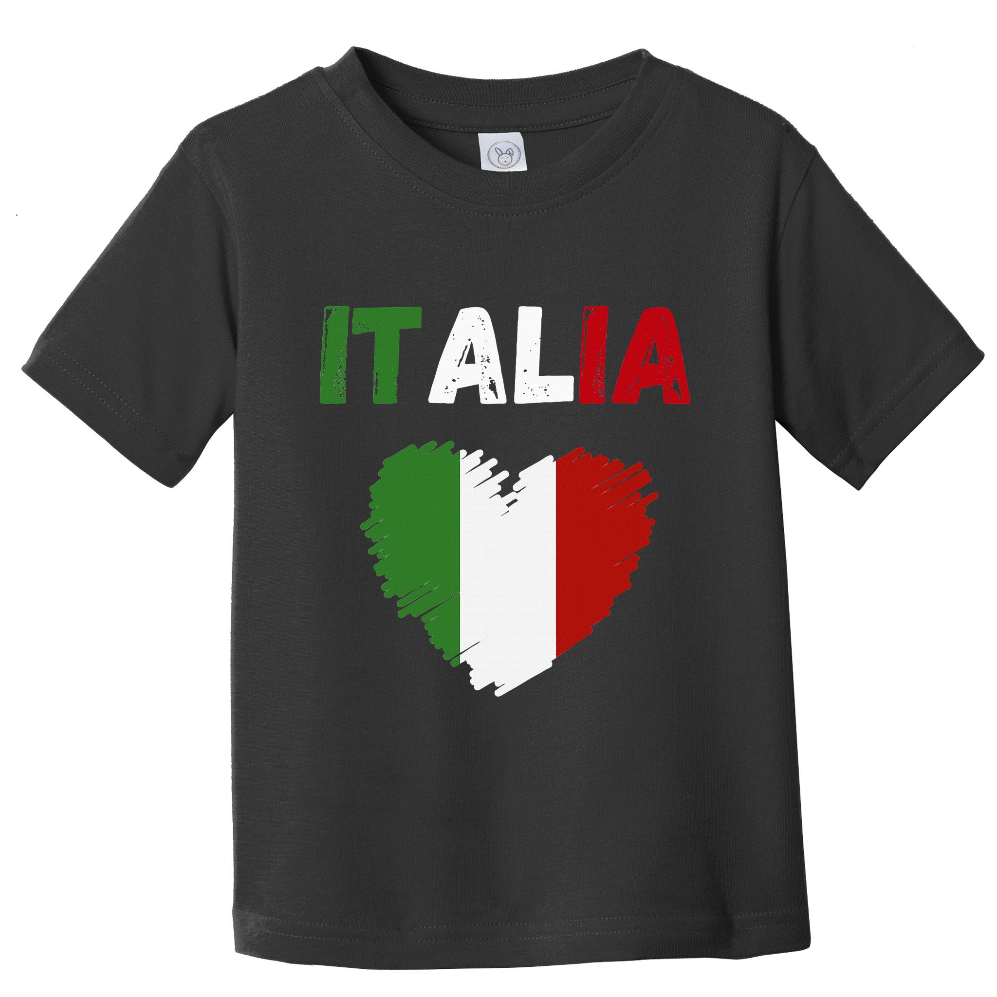 Italy Flag Holiday Italy Heart Italian Flag Toddler T-Shirt
