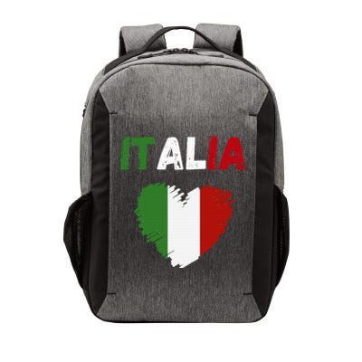 Italy Flag Holiday Italy Heart Italian Flag Vector Backpack