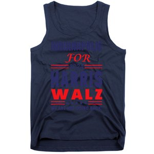 Indianapolis For Harris Walz We Are Not Going Back Tank Top