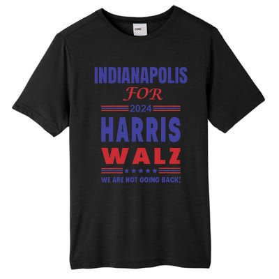 Indianapolis For Harris Walz Tall Fusion ChromaSoft Performance T-Shirt