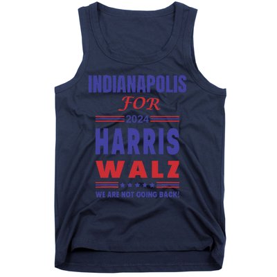 Indianapolis For Harris Walz Tank Top