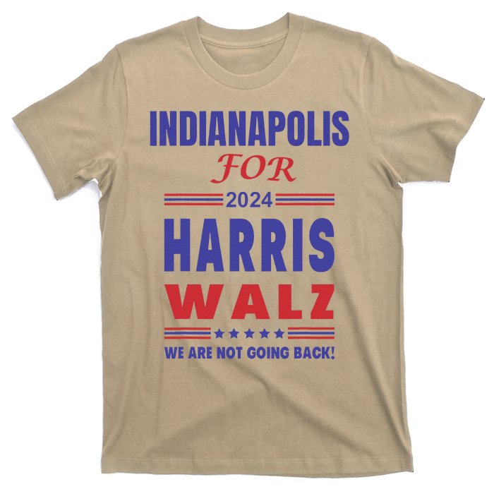 Indianapolis For Harris Walz T-Shirt