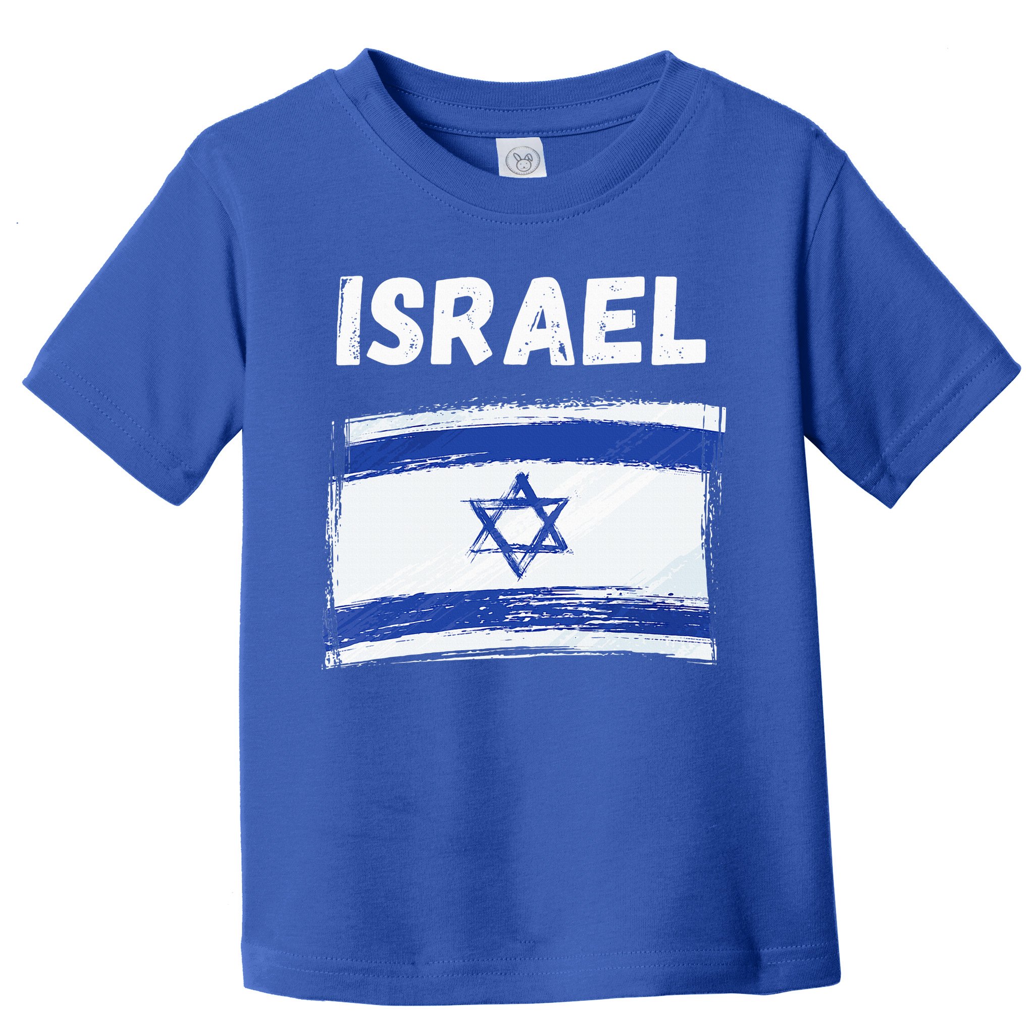 Israel Flag Holiday Vintage Grunge Israeli Flag Toddler T-Shirt