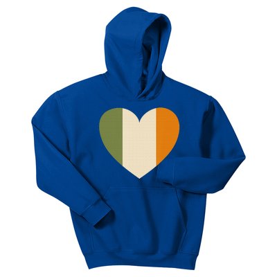 Irish Flag Heart St. Patricks Day Gift Kids Hoodie