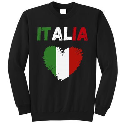 Italy Flag Holiday Italy Heart Italian Flag Sweatshirt