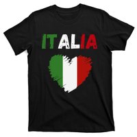 Italy Flag Holiday Italy Heart Italian Flag T-Shirt