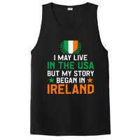 Irish Funny Home Country My Story Began In Ireland PosiCharge Competitor Tank