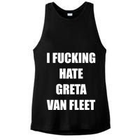 I Fucking Hate G.R.E.T.A V.An. F.L.E.E.T Ladies PosiCharge Tri-Blend Wicking Tank