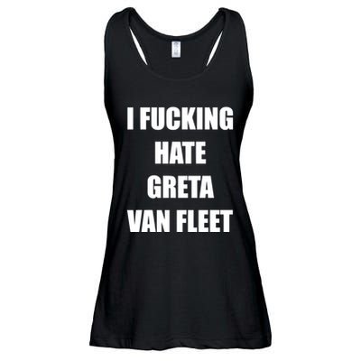 I Fucking Hate G.R.E.T.A V.An. F.L.E.E.T Ladies Essential Flowy Tank