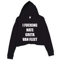 I Fucking Hate G.R.E.T.A V.An. F.L.E.E.T Crop Fleece Hoodie