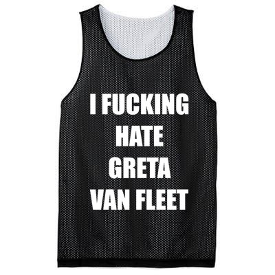 I Fucking Hate G.R.E.T.A V.An. F.L.E.E.T Mesh Reversible Basketball Jersey Tank