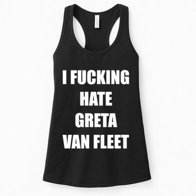 I Fucking Hate G.R.E.T.A V.An. F.L.E.E.T Womens Tank Top