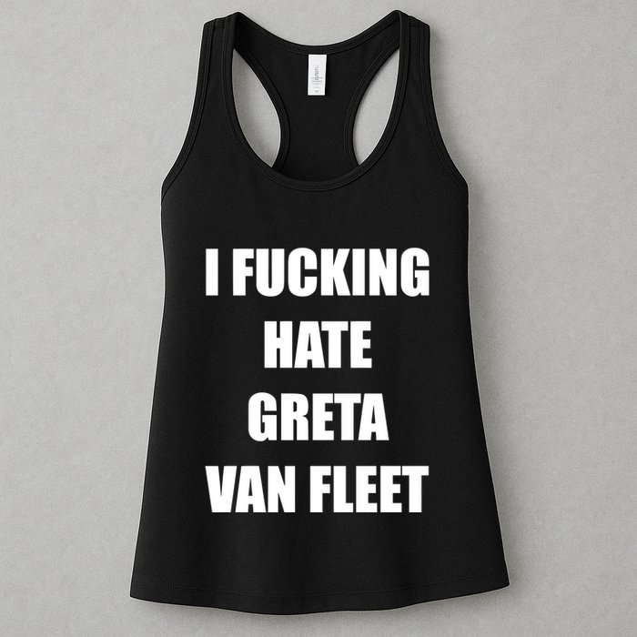 I Fucking Hate G.R.E.T.A V.An. F.L.E.E.T Womens Tank Top