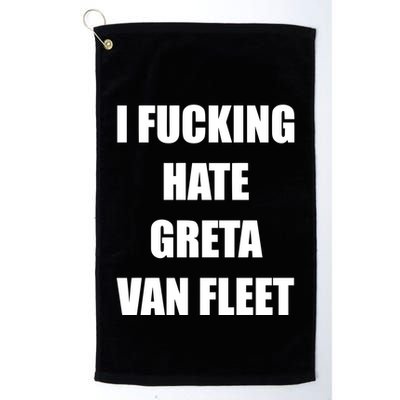 I Fucking Hate G.R.E.T.A V.An. F.L.E.E.T Golf Towel