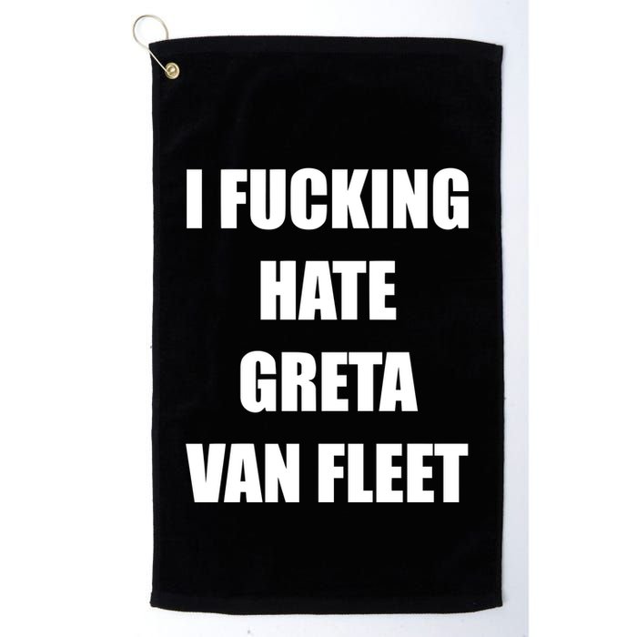 I Fucking Hate G.R.E.T.A V.An. F.L.E.E.T Golf Towel