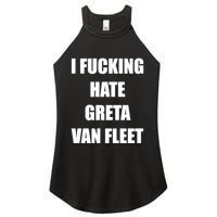 I Fucking Hate G.R.E.T.A V.An. F.L.E.E.T Women's Perfect Tri Rocker Tank