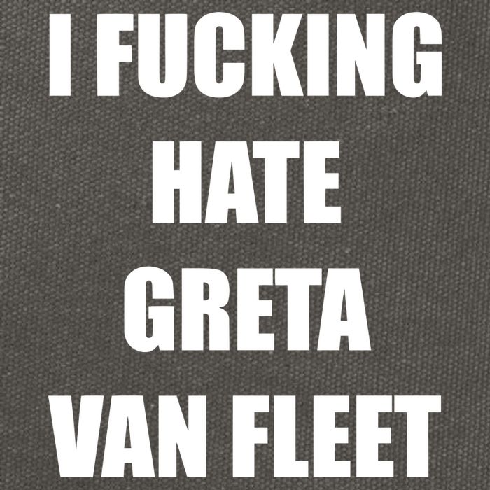 I Fucking Hate G.R.E.T.A V.An. F.L.E.E.T Cotton Canvas Backpack