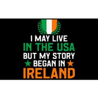 Irish Funny Home Country My Story Began In Ireland Bumper Sticker