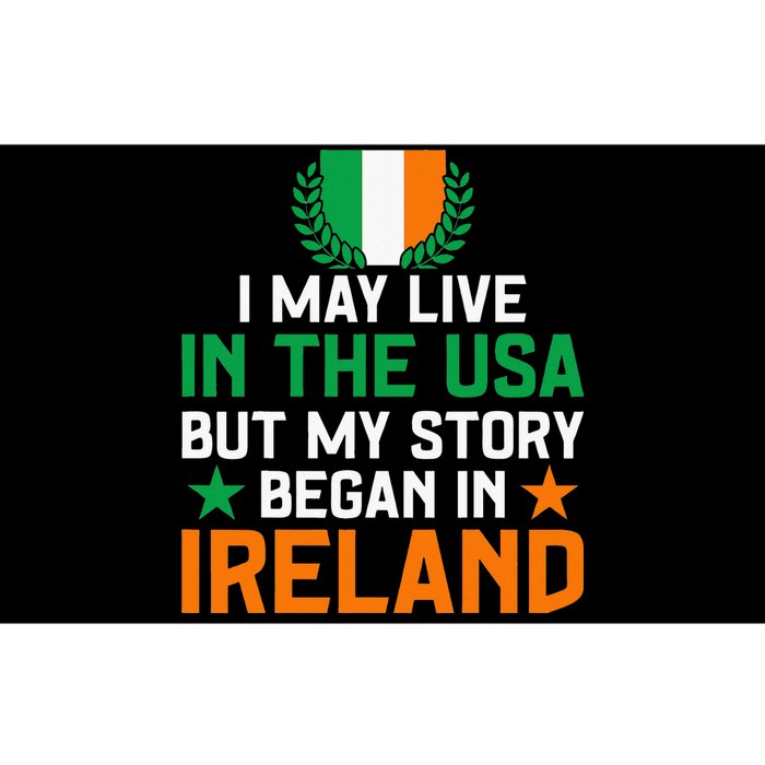 Irish Funny Home Country My Story Began In Ireland Bumper Sticker