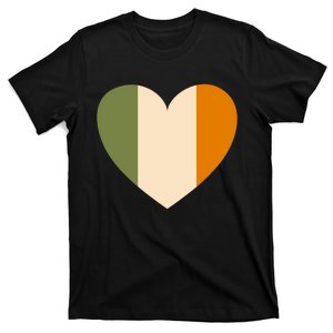 Irish Flag Heart St. Patricks Day Gift T-Shirt