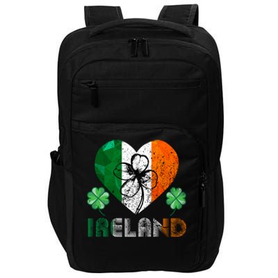 Irish Flag I Love Ireland Tees St Patrick's Funny Gift Impact Tech Backpack